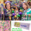 Picture of Go Ho Mardi Gras Body Glitter,St.Patrick's Day Face Glitter,Sparkly Holographic Glitter Mermaid Sequins Party Festival Rave Accessories,Gold Green Purple Chunky Sequins Glitters Gel