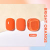 Picture of GAOY Orange Gel Nail Polish, 16ml Soak Off Gel Polish, UV Light Cure for Nail Art DIY Manicure at Home, 1460 Bright Orange