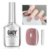 Picture of GAOY Glassy Cat Eye Gel Nail Polish, 16ml Glitter Holographic Nail Polish with Magnet, Reflective Translucent UV Gel, 2063 Mist Pink