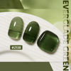 Picture of GAOY Jelly Gel Nail Polish, 16ml Sheer Green Translucent Soak Off Gel Polish, UV Light Cure for Nail Art DIY, 2138 Everglade Green
