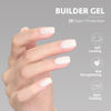 Picture of GAOY Builder Gel for Nails, 16ml Nail Strengthener in a Bottle, Nail Extension Hard Gel, Soak Off Long Lasting UV Gel, 1731 Milky White, Base Coat Top Coat Needed