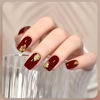 Picture of GAOY Red Gel Nail Polish, 16ml Soak Off Gel Polish, UV Light Cure for Nail Art DIY Manicure at Home, 1008 Crimson Red