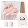 Picture of GAOY Pink Gel Nail Polish, 16ml Soak Off Gel Polish, UV Light Cure for Nail Art DIY Manicure at Home, 2082 Barely Pink