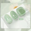 Picture of GAOY Jelly Gel Nail Polish, 16ml Sheer Green Translucent Soak Off Gel Polish, UV Light Cure for Nail Art DIY, 2135 Light Jade