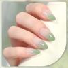 Picture of GAOY Jelly Gel Nail Polish, 16ml Sheer Green Translucent Soak Off Gel Polish, UV Light Cure for Nail Art DIY, 2135 Light Jade