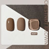 Picture of GAOY Brown Gel Nail Polish, 16ml Soak Off Gel Polish, UV Light Cure for Nail Art DIY Manicure at Home, 2077 Chestnut Brownie