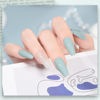 Picture of GAOY Blue Gel Nail Polish, 16ml Soak Off Gel Polish, UV Light Cure for Nail Art DIY Manicure at Home, 2001 Cadet Blue