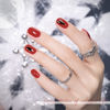 Picture of GAOY Red Gel Nail Polish, 16ml Soak Off Gel Polish, UV Light Cure for Nail Art DIY Manicure at Home, 1177 Scarlet Red