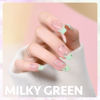 Picture of GAOY Pastel Gel Nail Polish, 16ml Milky Green Soak Off UV Light Cure Gel Polish for Spring Summer Soft Candy Nail Art DIY, Macaron 1650 Milky Green