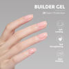 Picture of GAOY Builder Gel for Nails, 16ml Nail Strengthener in a Bottle, Nail Extension Hard Gel, Soak Off Long Lasting UV Gel, 1958 Crystal Pink, Base Coat Top Coat Needed