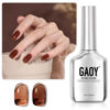 Picture of GAOY Jelly Nude Gel Nail Polish, 16ml Sheer Dark Brown Translucent Soak Off Gel Polish, UV Light Cure for Nail Art DIY, 1628 Hot Cocoa