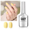 Picture of GAOY Pastel Gel Nail Polish, 16ml Soak Off UV Light Cure Gel Polish for Spring Summer Soft Candy Nail Art DIY, Macaron 1651 Light Yellow