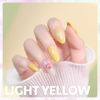 Picture of GAOY Pastel Gel Nail Polish, 16ml Soak Off UV Light Cure Gel Polish for Spring Summer Soft Candy Nail Art DIY, Macaron 1651 Light Yellow