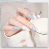 Picture of GAOY Pastel Blue Gel Nail Polish, 16ml Soak Off Gel Polish, UV Light Cure for Nail Art DIY Manicure at Home, 1996 Morning Mist