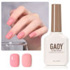 Picture of GAOY Pink Gel Nail Polish, 16ml Soak Off Gel Polish, UV Light Cure for Nail Art DIY Manicure at Home, 2015 Cherry Pink