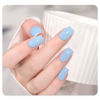 Picture of GAOY Light Blue Gel Nail Polish, 16ml Soak Off Gel Polish, UV Light Cure for Nail Art DIY Manicure at Home, 2448 Calm Breeze
