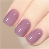 Picture of GAOY Jelly Nude Purple Gel Nail Polish, 16ml Sheer Neutral Translucent Soak Off Gel Polish, UV Light Cure for Nail Art DIY, 1721 Amethyst Crystal