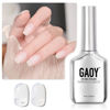 Picture of GAOY Jelly Gel Nail Polish, 16ml Sheer White Translucent Soak Off Gel Polish, UV Light Cure for Nail Art DIY, 1439 Creamy White