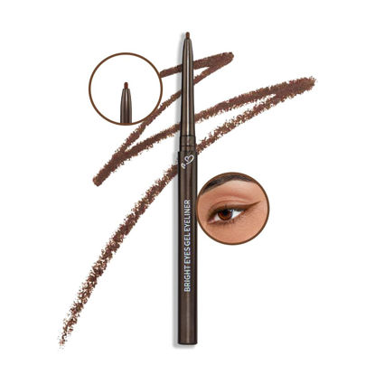 Picture of Kaely 1.5mm Skinny Gel Eyeliner Pencil,Brown Cat Eye Liner Makeup Pen,Cream Smooth Eyeliner Crayon,delineador de ojos contra el agua,Waterproof Long Lasting 16 Hour Wear,Vegan & Cruelty Free,02