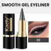 Picture of Kaely Gray Gel Eyeliner Pencil,Waterproof Smudge Proof Eye Liner Pen,Cat Eye Goth Halloween Makeup,Eye Black Face Paint Lipstick Crayon,Color Colorful Eyeliner Eyeshadow Stick,02