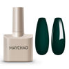 Picture of MAYCHAO 15ML Gel Nail Polish 1Pc Emerald Green Gel Polish Soak Off UV LED Nail Polish Nail Art Starter Manicure Salon DIY at Home, 0.5 OZ