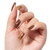 Picture of MAYCHAO 15ML Brown Gel Nail Polish 1Pc Brown Gel Polish Soak Off UV LED Nail Polish Nail Art Starter Manicure Salon DIY at Home, 0.5 OZ