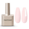 Picture of MAYCHAO 15ML Creamy Pink Gel Nail Polish 1Pc Pink Gel Polish Soak Off UV LED Nail Polish Nail Art Starter Manicure Salon DIY at Home, 0.5 OZ