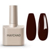Picture of MAYCHAO 15ML Gel Nail Polish 1Pc Deep Cherry Red Nail Polish Soak Off UV LED Nail Gel Polish Nail Art Starter Manicure Salon DIY at Home, 0.5 OZ