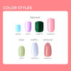Picture of KISS imPRESS No Glue Mani Press On Nails, Color, Peanut Pink', Pink, Short Size, Squoval Shape, Includes 30 Nails, Prep Pad, Instructions Sheet, 1 Manicure Stick, 1 Mini File
