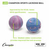 Picture of Champion Sports Colored Lacrosse Balls:Multicolor Official Size Sporting Goods Equipment for Professional,College & Grade School Games,Practices & Recreation-NCAA,NFHS and SEI Certified - (Pack of 2)