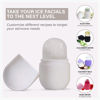 Picture of ice Roller for Face and Eye, Upgrated Ice Facial Roller,Facial Beauty Ice Roller Skin Care Tools, Ice Facial Cube Gua Sha Face Massage, Silicone Ice Mold for Face Beauty (White)