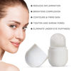 Picture of ice Roller for Face and Eye, Upgrated Ice Facial Roller,Facial Beauty Ice Roller Skin Care Tools, Ice Facial Cube Gua Sha Face Massage, Silicone Ice Mold for Face Beauty (White)
