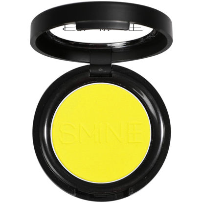 Picture of IS'MINE Single Yellow Matte Eyeshadow Powder Palette High Pigment, Longwear, Intense Color Best Yellow Eyeshadow