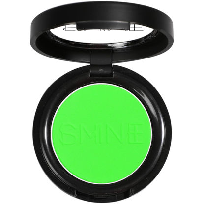 Picture of IS'MINE Single Green Matte Eyeshadow Powder Palette High Pigment, Longwear, Intense Color Best Green Eyeshadow