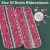 Picture of TINKRSTUFF Resin Rhinestones for Crafting with B7000 Jewelry Glue, 2 Boxes Hot Pink FlatBack Crystals with 3Pcs 10ml Glue for Bedazzling Crafts DIY Nail Art Makeup，Non Hotfix Gems for Clothing Shoes