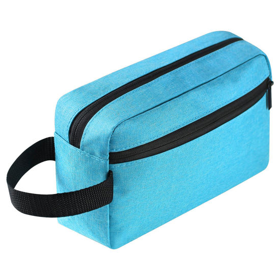 Picture of Icramsy Travel Toiletry bag Toiletry bag for women men Hanging toiletry bag Cosmetic bag Travel accessories for Women Men (Lake blue)