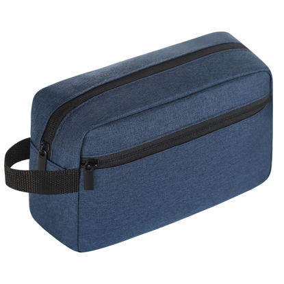 Picture of Icramsy Travel Toiletry bag Toiletry bag for women men Hanging toiletry bag Cosmetic bag Travel accessories for Women Men(Navy blue)