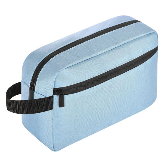 Picture of Icramsy Travel Toiletry bag Toiletry bag for women men Hanging toiletry bag Cosmetic bag Travel accessories for Women Men (Sky blue)