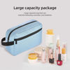 Picture of Icramsy Travel Toiletry bag Toiletry bag for women men Hanging toiletry bag Cosmetic bag Travel accessories for Women Men (Sky blue)
