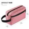 Picture of Icramsy Travel Toiletry bag Toiletry bag for women men Hanging toiletry bag Cosmetic bag Travel accessories Gift for Women Men (Dusky pink)