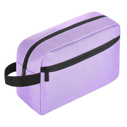 Picture of Icramsy Travel Toiletry bag Toiletry bag for women men Hanging toiletry bag Cosmetic bag Travel accessories for Women Men (Purple)
