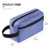 Picture of Icramsy Travel Toiletry bag Toiletry bag for women men Hanging toiletry bag Cosmetic bag Travel accessories for Women Men (Blue)