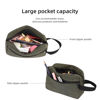 Picture of Icramsy Travel Toiletry bag Toiletry bag for women men Hanging toiletry bag Cosmetic bag Travel accessories Gift for Women Men (Deep green)