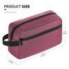 Picture of Icramsy Travel Toiletry bag Toiletry bag for women men Hanging toiletry bag Cosmetic bag Travel accessories for Women Men (Red)
