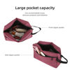 Picture of Icramsy Travel Toiletry bag Toiletry bag for women men Hanging toiletry bag Cosmetic bag Travel accessories for Women Men (Red)
