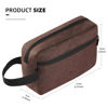 Picture of Icramsy Travel Toiletry bag Toiletry bag for women men Hanging toiletry bag Cosmetic bag Travel accessories for Women Men (Brown)