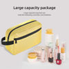 Picture of Icramsy Travel Toiletry bag Toiletry bag for women men Hanging toiletry bag Cosmetic bag Travel accessories for Women Men (Yellow)