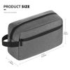 Picture of Icramsy Travel Toiletry bag Toiletry bag for women men Hanging toiletry bag Cosmetic bag Travel accessories for Women Men (Grey)