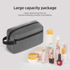 Picture of Icramsy Travel Toiletry bag Toiletry bag for women men Hanging toiletry bag Cosmetic bag Travel accessories for Women Men (Grey)