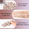 Picture of MEICOLY Brown Body Glitter,Deer Body Glitter Maroon Face Glitter Gel,Mermaid Sequins Glitter Face Paint,Chunky Glitter for Face Body Eye Lip Hair,Sparkling Gel Glitter Makeup for Women and Kids,50ml